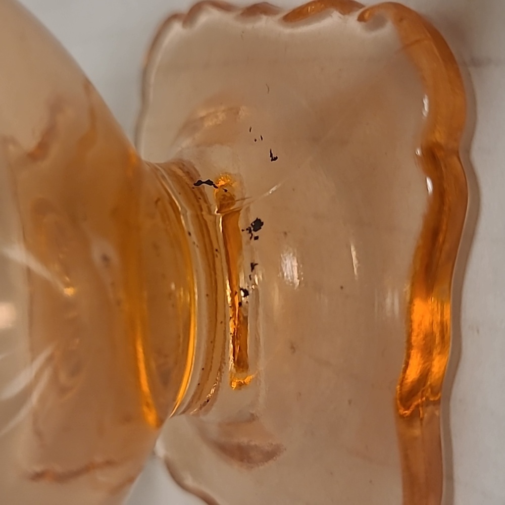 Vintage Pink Depression 2 Handled Glass - Picture 16 of 16